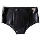 Mid Waist Sexy Latex Höschen Gummi Slips Shorts Unterhose Unterwäsche Bottom