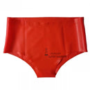 Mid Waist Sexy Latex Höschen Gummi Slips Shorts Unterhose Unterwäsche Bottom