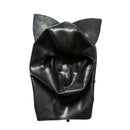Latex-Gummihaube mit Katzenohren-Dekoration Wunderschöne Kopfbedeckung Gummimaske