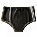 Mid Waist Sexy Latex Höschen Gummi Slips Shorts Unterhose Unterwäsche Bottom