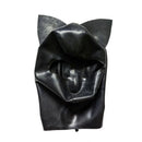Latex-Gummihaube mit Katzenohren-Dekoration Wunderschöne Kopfbedeckung Gummimaske