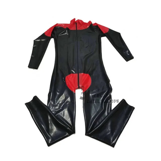 Latex Rubber Sports Tight Uniform Suit Party