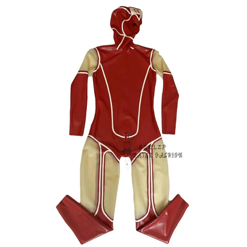 Rubber Handmade Latex Nurse Uniform Outfit Cosplay