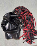 Latex Mask with Latex Wig and Back Zipper Open eyes and mouth