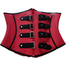 Women's Latex Corset Rubber Underbust Bustiers cosplay costumes
