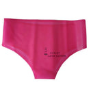 Woman Mid Waist Sexy Latex Panties Rubber Briefs Shorts Underwear