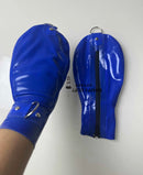 Latex Fetish Hand Bondage Boxing Gloves with Zipper
