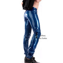 Men's Latex Jeans Trousers with Pockets Custom Made