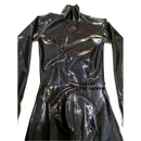 Unisex Latex Bodysuit with Neck Entry and Rubber Bodysuit with Crotch Zipper