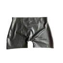 Latex Rubber Leotard Sexy Party Boxer Shorts With Crotch Piece