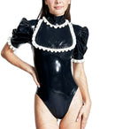 Women's Latex Tights Triangle Swimsuit Gymnastics Suit Jumpsuit