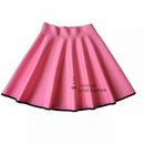 Latex Mini Pleated Skirt