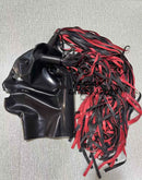 Latex Mask with Latex Wig and Back Zipper Open eyes and mouth