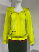 Latex Rubber Windproof Hooded Coat,  Rubber Sports Jacket.Suitable for Both Men and Women