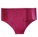 Woman Mid Waist Sexy Latex Panties Rubber Briefs Shorts Underwear