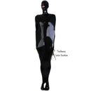 Handmade Men's Black Gummi Latex Catsuit Sleepsack Bodybag Bag cosplay costumes
