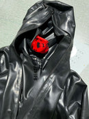 Latex CatSuit Fullcover with Latex Glooves Stocks Breast Pocket Nasal Tubes