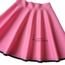 Latex Mini Pleated Skirt