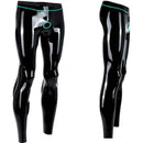 Latex Legggings Men Skinny Rubber Leggings Ring Holes Customized