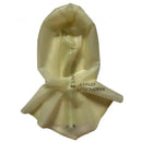 Latex Rubber Fetish Transparent Long Neck Hood Mask with Open Eyes and Mouth