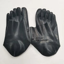 Black Latex Toe Socks One-Time Molding