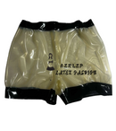 Unisex Transparent Latex Shorts/boxer Briefs.