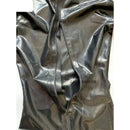 Black Latex Catsuit Rubber Coverall Zentai Bodysuit with Hood Gloves Toe Socks
