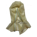 Latex Rubber Fetish Transparent Long Neck Hood Mask with Open Eyes and Mouth
