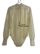 Latex Transparent Top Rubber Swimsuit