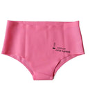 Woman Mid Waist Sexy Latex Panties Rubber Briefs Shorts Underwear