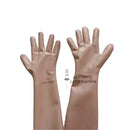Baby Pink Latex Full-coverage Bodysuit with Gloves and Socks, 3D 3D Sculpted Chest, Back, and Crotch Zipper.