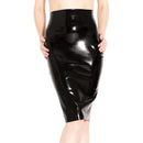 Ladies latex hip skirt