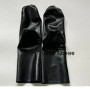 Unisex Metallic Blue Latex Rubber Socks