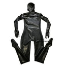 1.0mm Latex Full Coverage Bodysuit Rubber Catsuit With Hooded Gloves And Socks