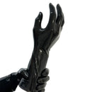 Chlorinated Latex Gloves One-piece High Elastic Black