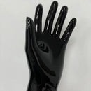 Chlorinated Latex Gloves One-piece High Elastic Black