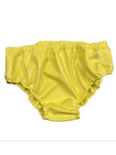 Yellow Latex Diaper Shorts Cover with Elastic Band Nozzles Rubber Loosely Underpants Underwear Pants