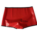 Sexy Transparent Latex Shorts with Condom