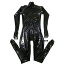 Unisex Latex Bodysuit with Neck Entry and Rubber Bodysuit with Crotch Zipper