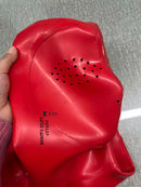 Red 1.0mm Thick Latex Top with Hood, Gloves, and Lockable Zipper