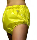 Yellow Latex Diaper Shorts Cover with Elastic Band Nozzles Rubber Loosely Underpants Underwear Pants