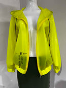 Latex Rubber Windproof Hooded Coat,  Rubber Sports Jacket.Suitable for Both Men and Women