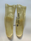 Unisex Metallic Blue Latex Rubber Socks