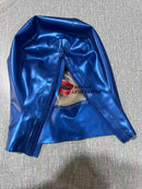 Natural Latex Hood Rubber Mask Role Play Headgear