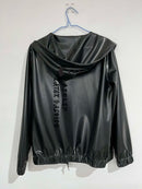 Latex Rubber Windproof Hooded Coat,  Rubber Sports Jacket.Suitable for Both Men and Women