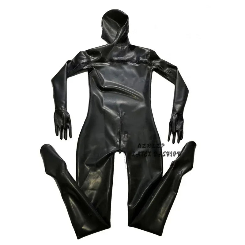 Latex Skin-tight garment jumpsuit Latex cat suit thickness 1.0mm