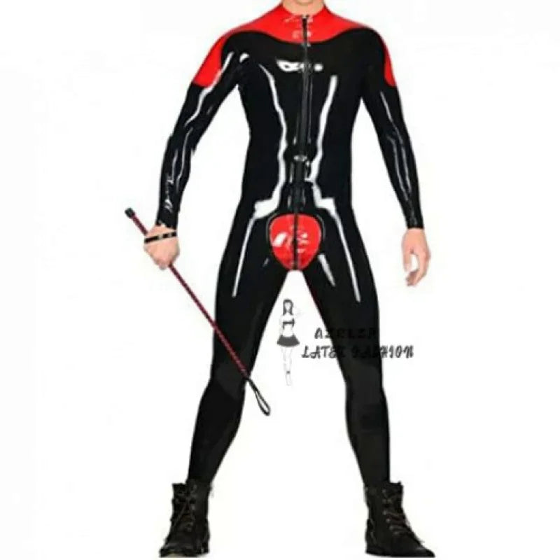 Latex Rubber Sports Tight Uniform Suit Party