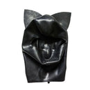 Latex-Gummihaube mit Katzenohren-Dekoration Wunderschöne Kopfbedeckung Gummimaske