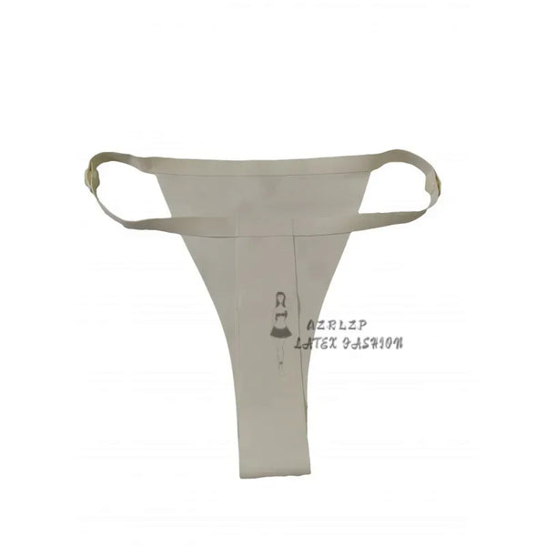 Sexy Natural Fetish Latex Briefs Women'S Thong T-Shaped Underwear