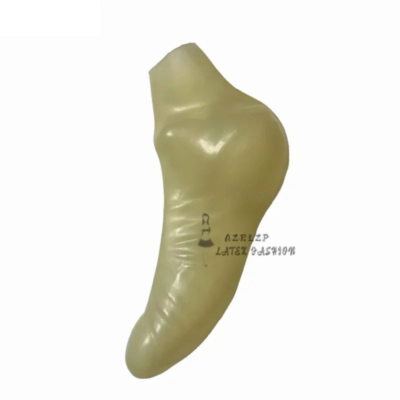 Latex nice penis sleeve knee sheath men  Bondage  big style B  plus ball cock egg